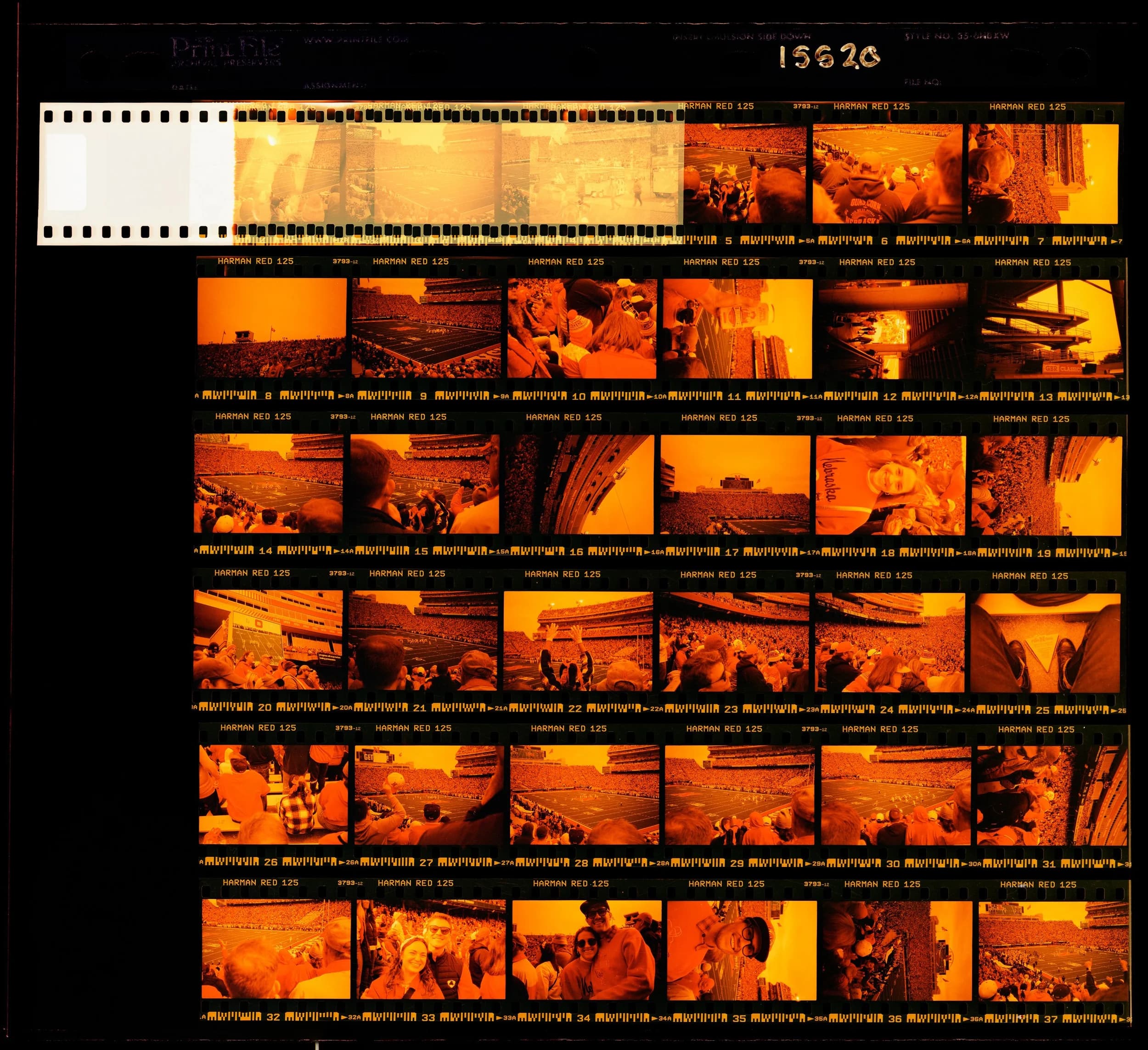 Contact sheet for Harman Red - First Roll